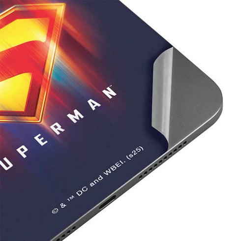 Superman 2025 Energy Shield Neon Emblem Apple iPad Mini Skin