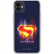Superman 2025 Energy Shield Neon Emblem iPhone 11 Clear Case
