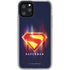 Superman 2025 Energy Shield Neon Emblem iPhone 11 Pro Clear Case