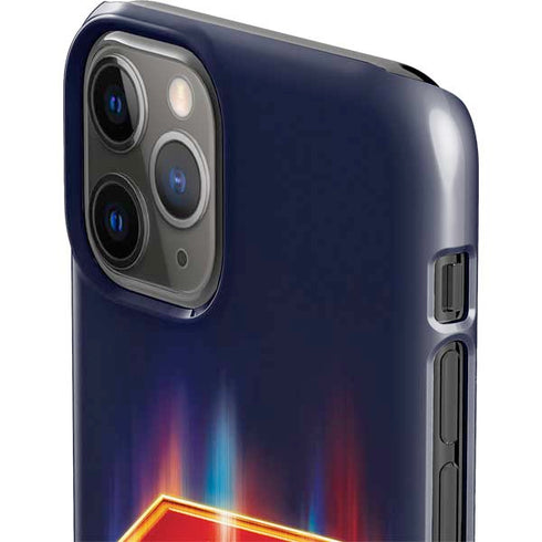 Superman 2025 Energy Shield Neon Emblem iPhone 11 Pro Lite Case