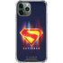 Superman 2025 Energy Shield Neon Emblem iPhone 11 Pro Max Clear Case