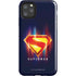 Superman 2025 Energy Shield Neon Emblem iPhone 11 Pro Max Impact Case
