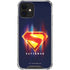 Superman 2025 Energy Shield Neon Emblem iPhone 12 Mini Clear Case