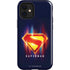 Superman 2025 Energy Shield Neon Emblem iPhone 12 Mini Impact Case