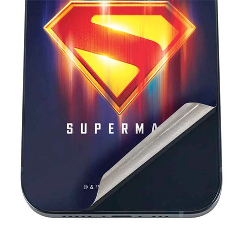 Superman 2025 Energy Shield Neon Emblem iPhone 12 Mini Skin