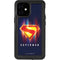 Superman 2025 Energy Shield Neon Emblem iPhone 12 Mini Waterproof Case