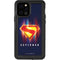 Superman 2025 Energy Shield Neon Emblem iPhone 12 Pro Waterproof Case