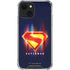 Superman 2025 Energy Shield Neon Emblem iPhone 13 Mini Clear Case