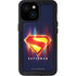 Superman 2025 Energy Shield Neon Emblem iPhone 13 Mini Waterproof Case