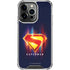 Superman 2025 Energy Shield Neon Emblem iPhone 13 Pro Clear Case