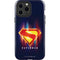 Superman 2025 Energy Shield Neon Emblem iPhone 13 Pro Max Impact Case