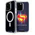 Superman 2025 Energy Shield Neon Emblem iPhone Cases