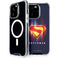 Superman 2025 Energy Shield Neon Emblem iPhone 13 Pro Max MagSafe Case