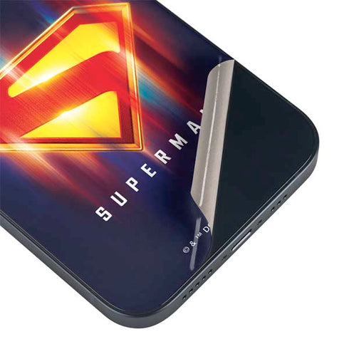 Superman 2025 Energy Shield Neon Emblem iPhone 13 Skin