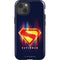Superman 2025 Energy Shield Neon Emblem iPhone 14 Impact Case