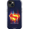 Superman 2025 Energy Shield Neon Emblem iPhone 14 Plus Impact Case
