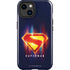 Superman 2025 Energy Shield Neon Emblem iPhone 14 Plus Impact Case