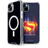 Superman 2025 Energy Shield Neon Emblem iPhone 14 Plus MagSafe Case