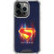Superman 2025 Energy Shield Neon Emblem iPhone 14 Pro Clear Case