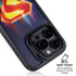 Superman 2025 Energy Shield Neon Emblem iPhone 14 Pro Kickstand Case