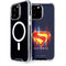 Superman 2025 Energy Shield Neon Emblem iPhone 14 Pro Max MagSafe Case