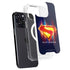 Superman 2025 Energy Shield Neon Emblem iPhone 14 Pro Max MagSafe Case
