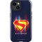 Superman 2025 Energy Shield Neon Emblem iPhone 15 Impact Case