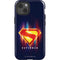 Superman 2025 Energy Shield Neon Emblem iPhone 15 Plus Impact Case
