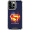 Superman 2025 Energy Shield Neon Emblem iPhone 15 Pro Max Clear Case