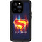 Superman 2025 Energy Shield Neon Emblem iPhone 15 Pro Waterproof Case