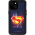 Superman 2025 Energy Shield Neon Emblem iPhone 15 Waterproof Case