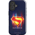 Superman 2025 Energy Shield Neon Emblem iPhone 16 Impact Case