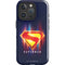 Superman 2025 Energy Shield Neon Emblem iPhone 16 Pro Max Impact Case