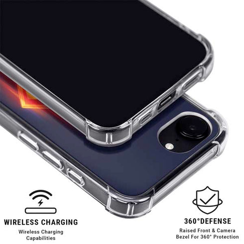 Superman 2025 Energy Shield Neon Emblem iPhone 16e MagSafe Case