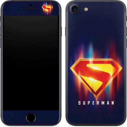 Superman 2025 Energy Shield Neon Emblem iPhone 7 Skin