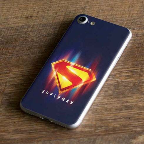 Superman 2025 Energy Shield Neon Emblem iPhone 7 Skin