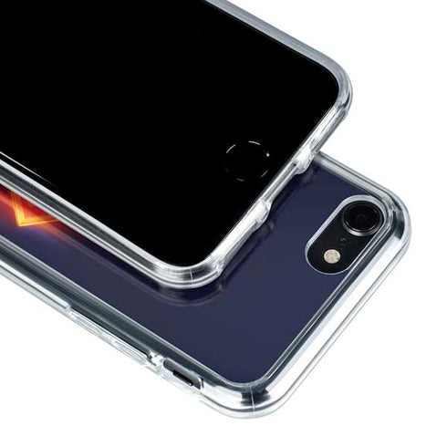 Superman 2025 Energy Shield Neon Emblem iPhone SE (2nd & 3rd Gen) Clear Case