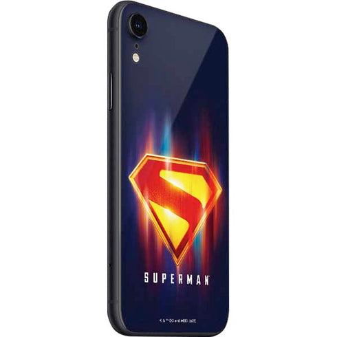 Superman 2025 Energy Shield Neon Emblem iPhone SE (2nd & 3rd Gen) Skin