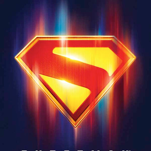 Superman 2025 Energy Shield Neon Emblem iPhone X Pro Case