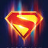 Superman 2025 Energy Shield Neon Emblem iPhone X Pro Case
