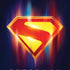 Superman 2025 Energy Shield Neon Emblem iPhone X Skin