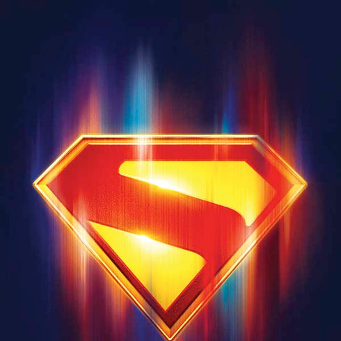 Superman 2025 Energy Shield Neon Emblem iPhone XR Skin