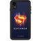 Superman 2025 Energy Shield Neon Emblem iPhone XR Waterproof Case