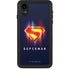 Superman 2025 Energy Shield Neon Emblem iPhone XR Waterproof Case