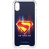 Superman 2025 Energy Shield Neon Emblem iPhone XS Clear Case