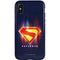 Superman 2025 Energy Shield Neon Emblem iPhone XS Pro Case