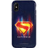 Superman 2025 Energy Shield Neon Emblem iPhone XS Pro Case
