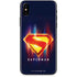 Superman 2025 Energy Shield Neon Emblem iPhone XS Skin