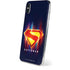 Superman 2025 Energy Shield Neon Emblem iPhone XS Skin