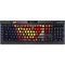 Superman 2025 Energy Shield Neon Emblem K95 RGB PLATINUM Mechanical Gaming Keyboard Skin